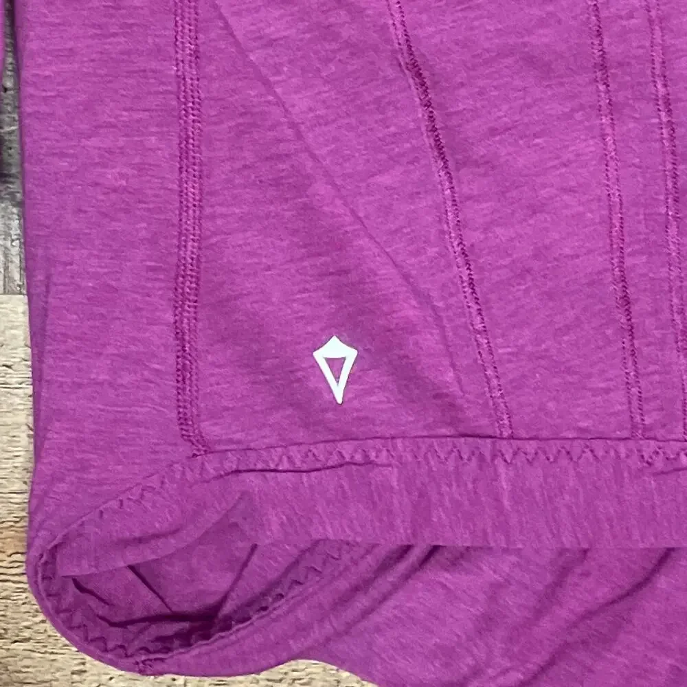 Ivivva Four Count Shrug Long Sleeve Top Twist Front Violet Purple Size 8